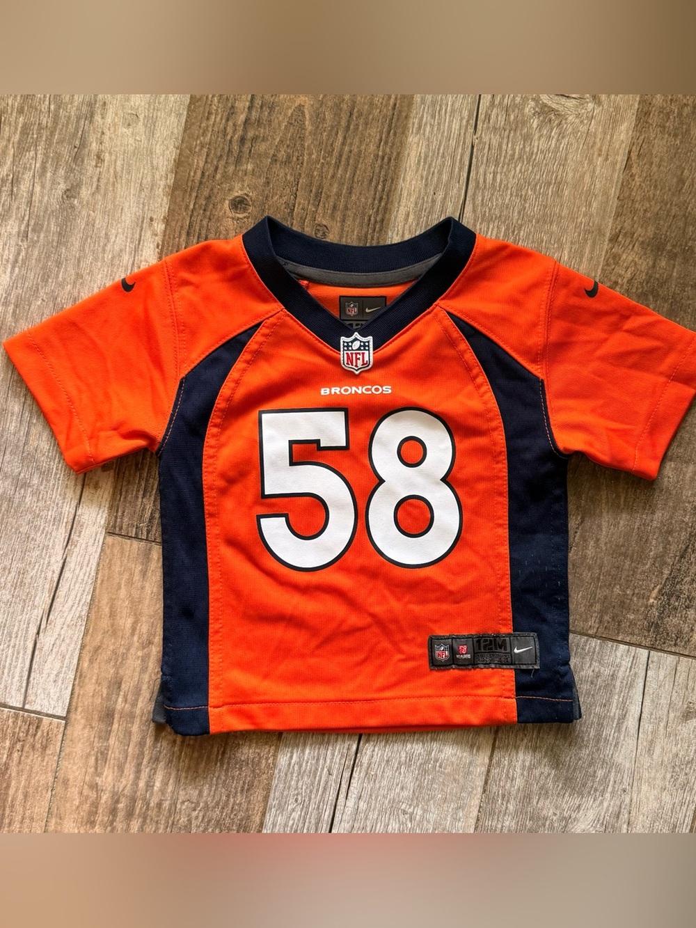 Nike NFL infant 12 mo Denver Broncos #58 Von Miller Jersey